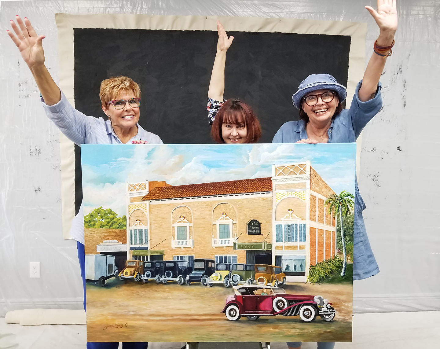 D&J Art Studio: Janis Clary "O" and Danuta Rothschild. Art & Relics Sale to benefit the steeple restoration on the historic building