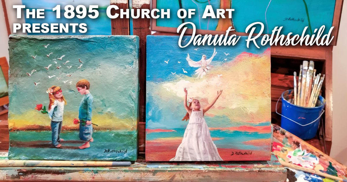 Danuta Rothschild Art Show. Danuta Rothschild. Lester Jay Stone Watercolor Paintings for sale. The 1895 Church of Stuart - historic building in Downtown Stuart, Martin County, Florida; art studio and gallery on the Treasure Coast. Supporting our local artists and the community's heritage.