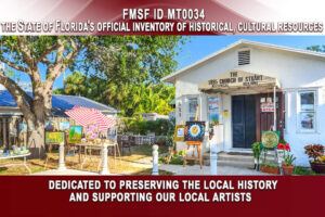 The 1895 Church of StuArt - historical building in Downtown Stuart, Martin County, Florida. Local history and fine art for sale on the Treasure Coast. The 1895 Church of StuArt. Fine Art For Sale in Stuart, Martin County, Treasure Coast, Florida. Local history, art studio, art gallery.