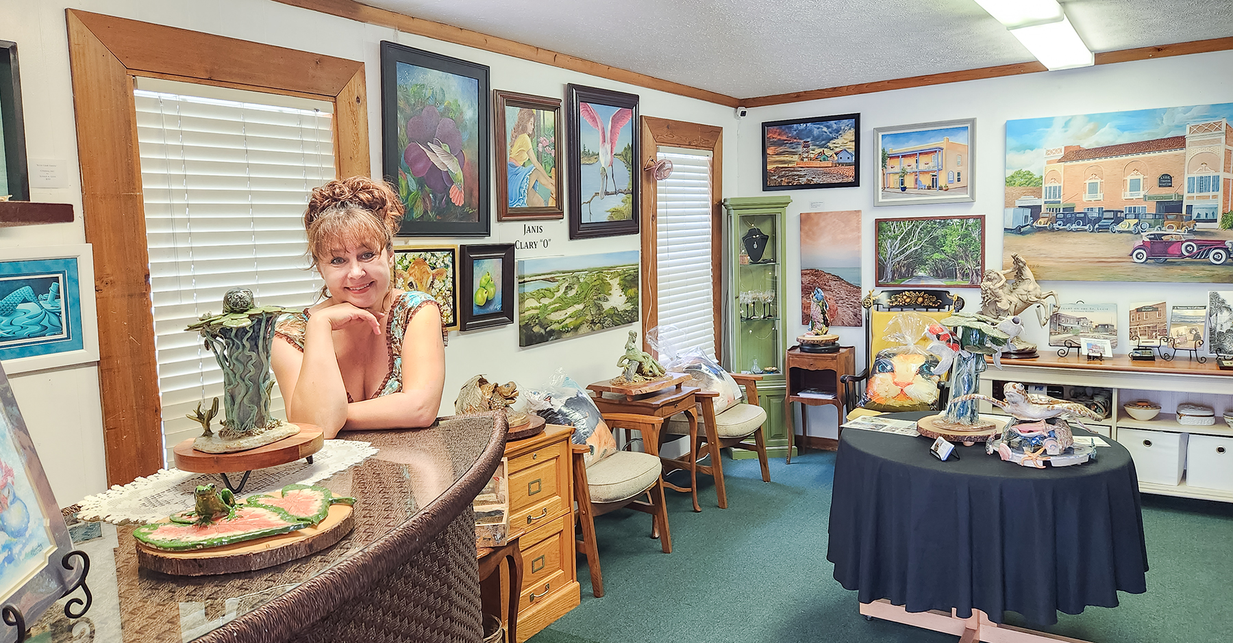 Olga Hamilton Fine Art Studio. Art for sale in Stuart, Martin County, Florida. MartinArts. Discover Martin County. The Creek District.