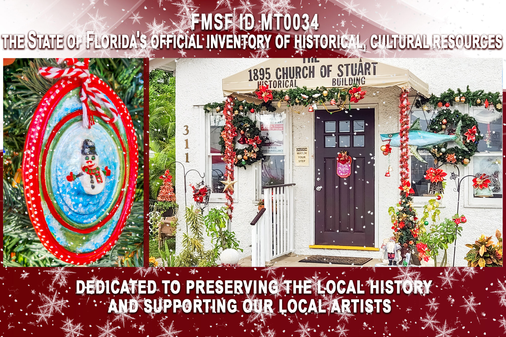 The 1895 Church of StuArt is a historical historical building of the first community church built in Stuart in 1895, and the oldest church building located in what is now Martin County, Florida. Supporting local history and art. Olga Hamilton Fine Art Studio. Art for sale in Stuart, Martin County, Florida. MartinArts. Wearable Art. Discover Martin County. The Creek District.
