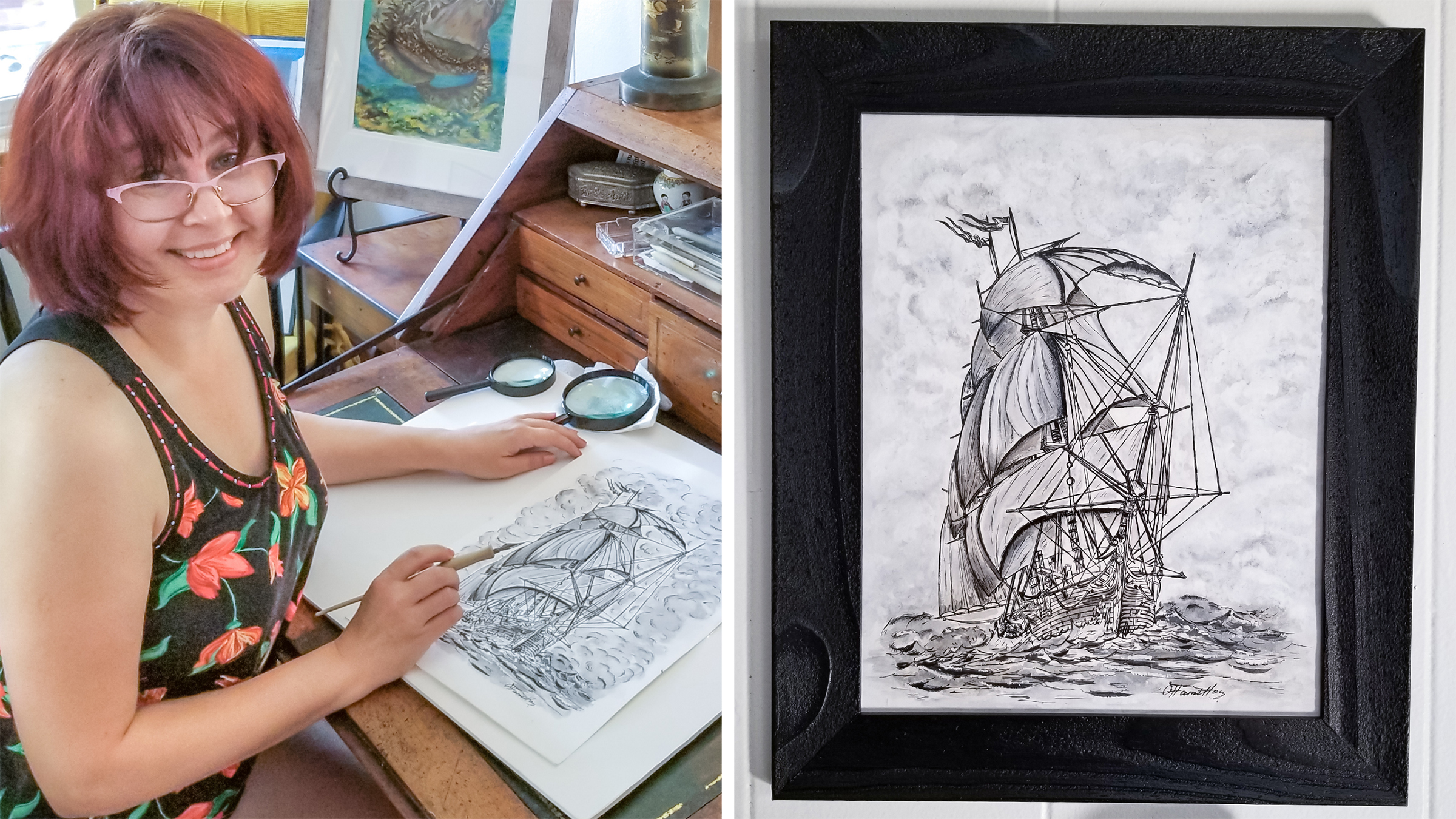 Olga Hamilton Fine Art for sale, Stuart, Martin County, Florida., MartinArts.