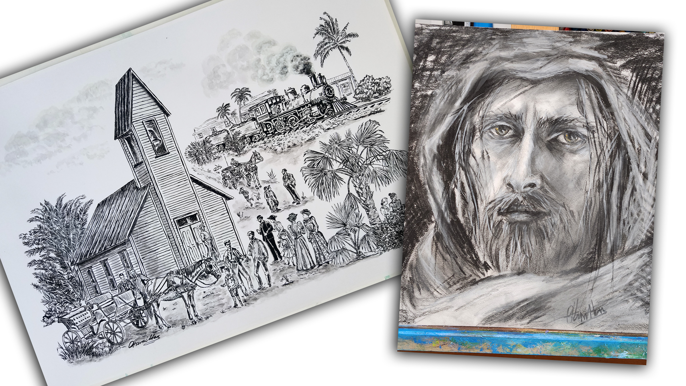 Olga Hamilton Fine Art for sale, Stuart, Martin County, Florida., MartinArts.