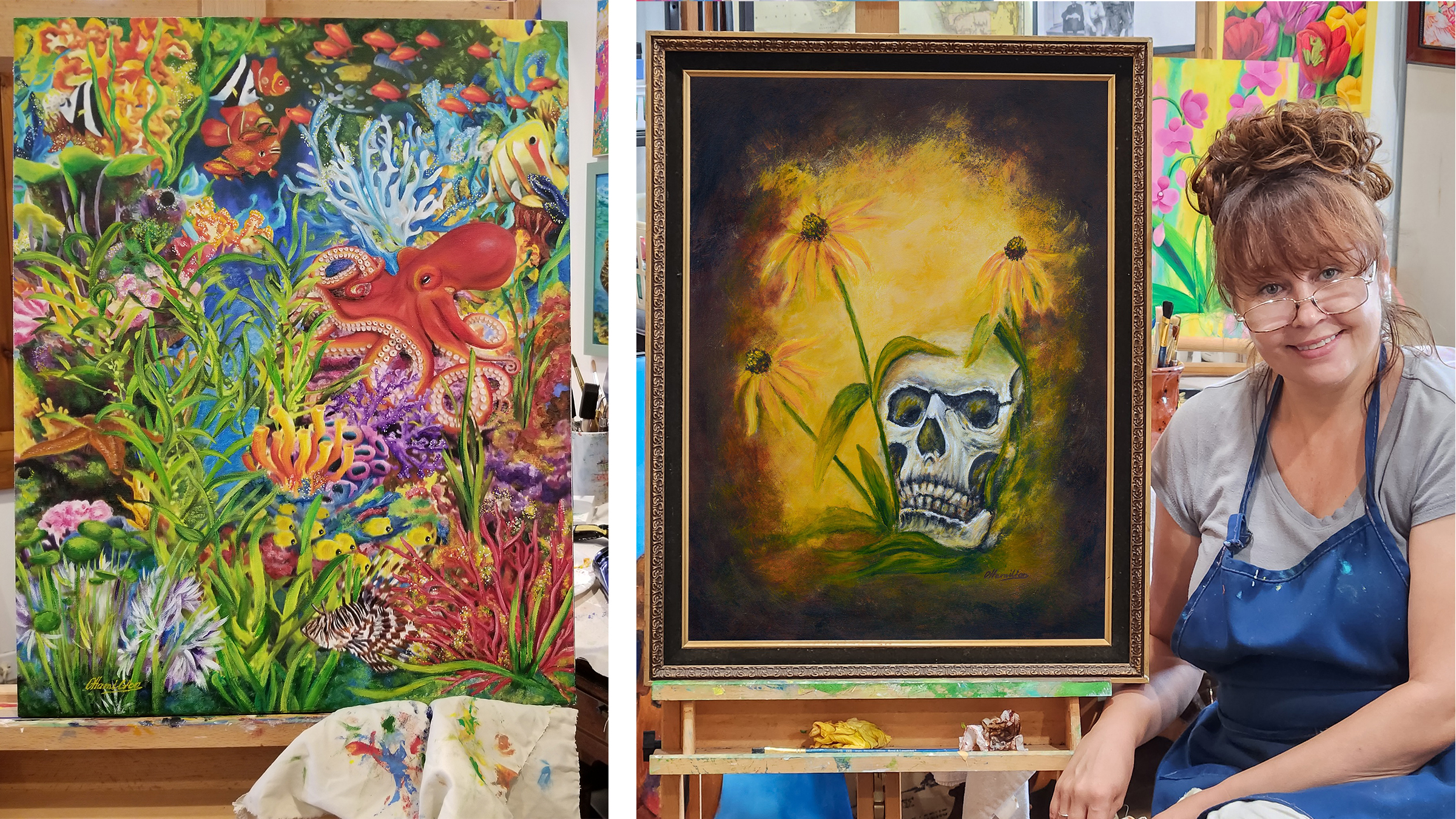 Olga Hamilton Fine Art for sale, Stuart, Martin County, Florida., MartinArts.