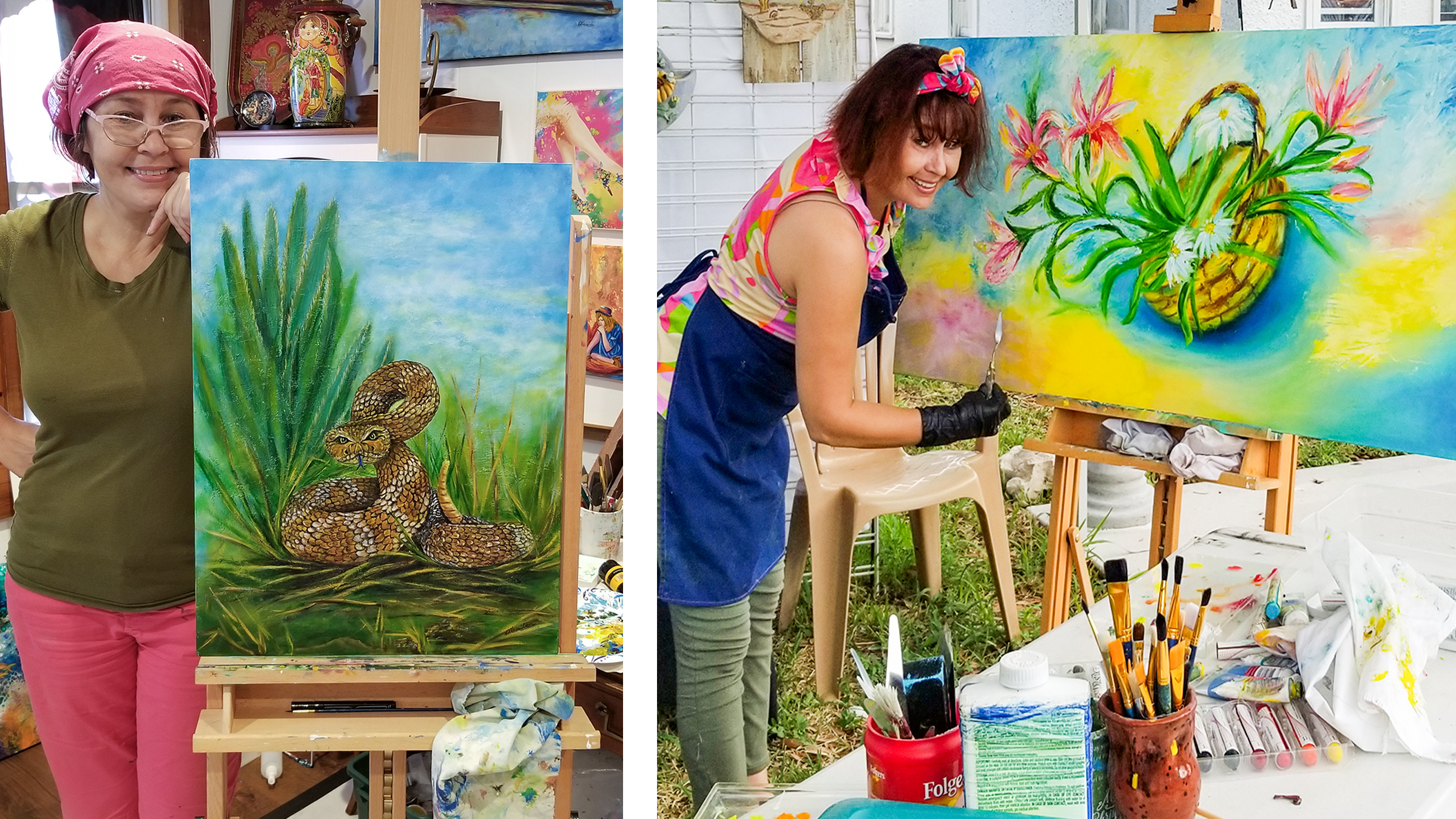 Olga Hamilton Fine Art for sale, Stuart, Martin County, Florida., MartinArts.