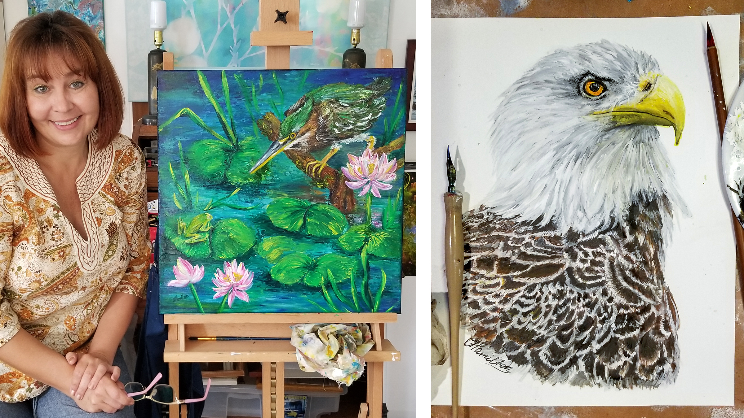 Olga Hamilton Fine Art for sale, Stuart, Martin County, Florida., MartinArts.