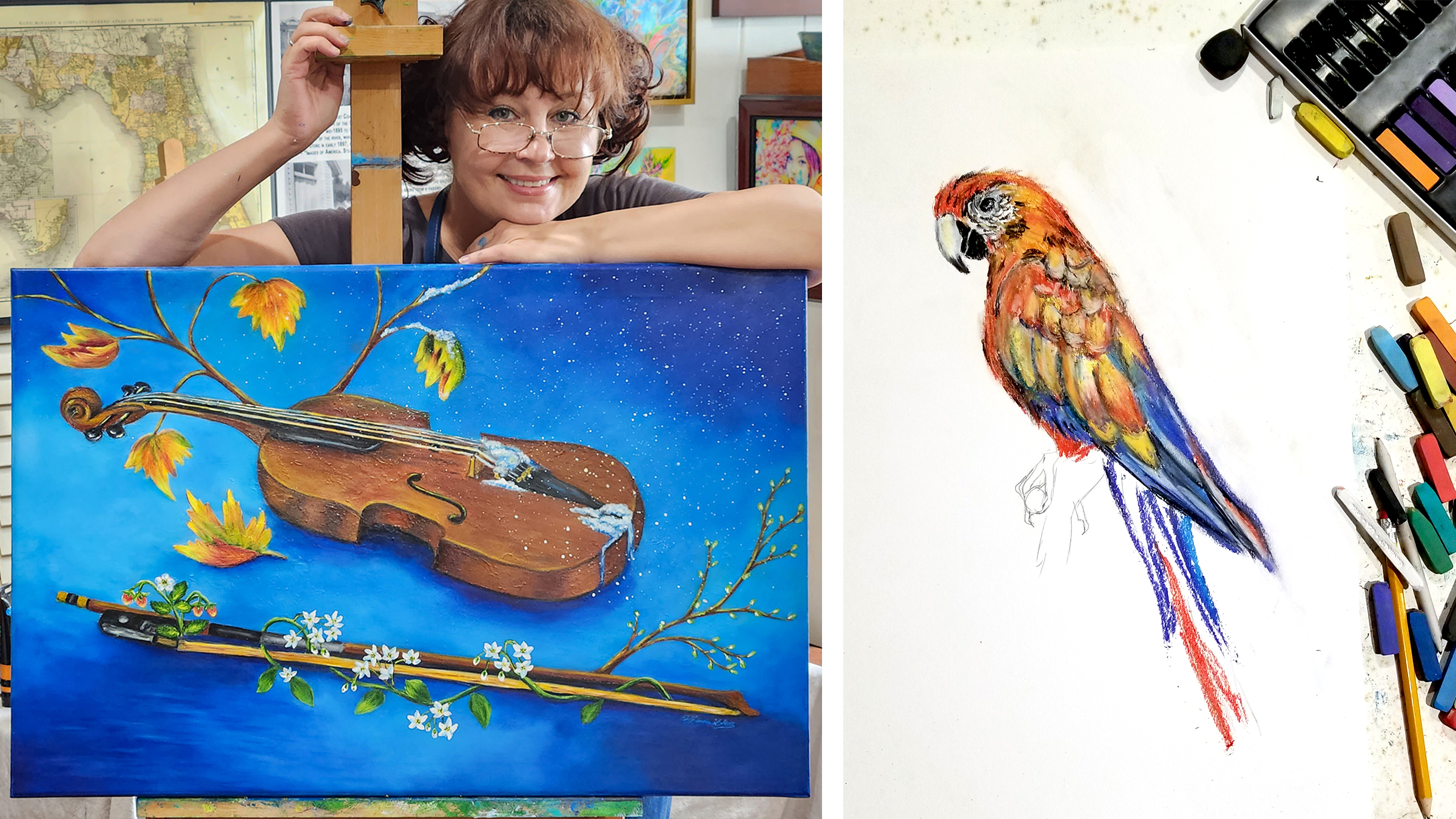 Olga Hamilton Fine Art for sale, Stuart, Martin County, Florida., MartinArts.