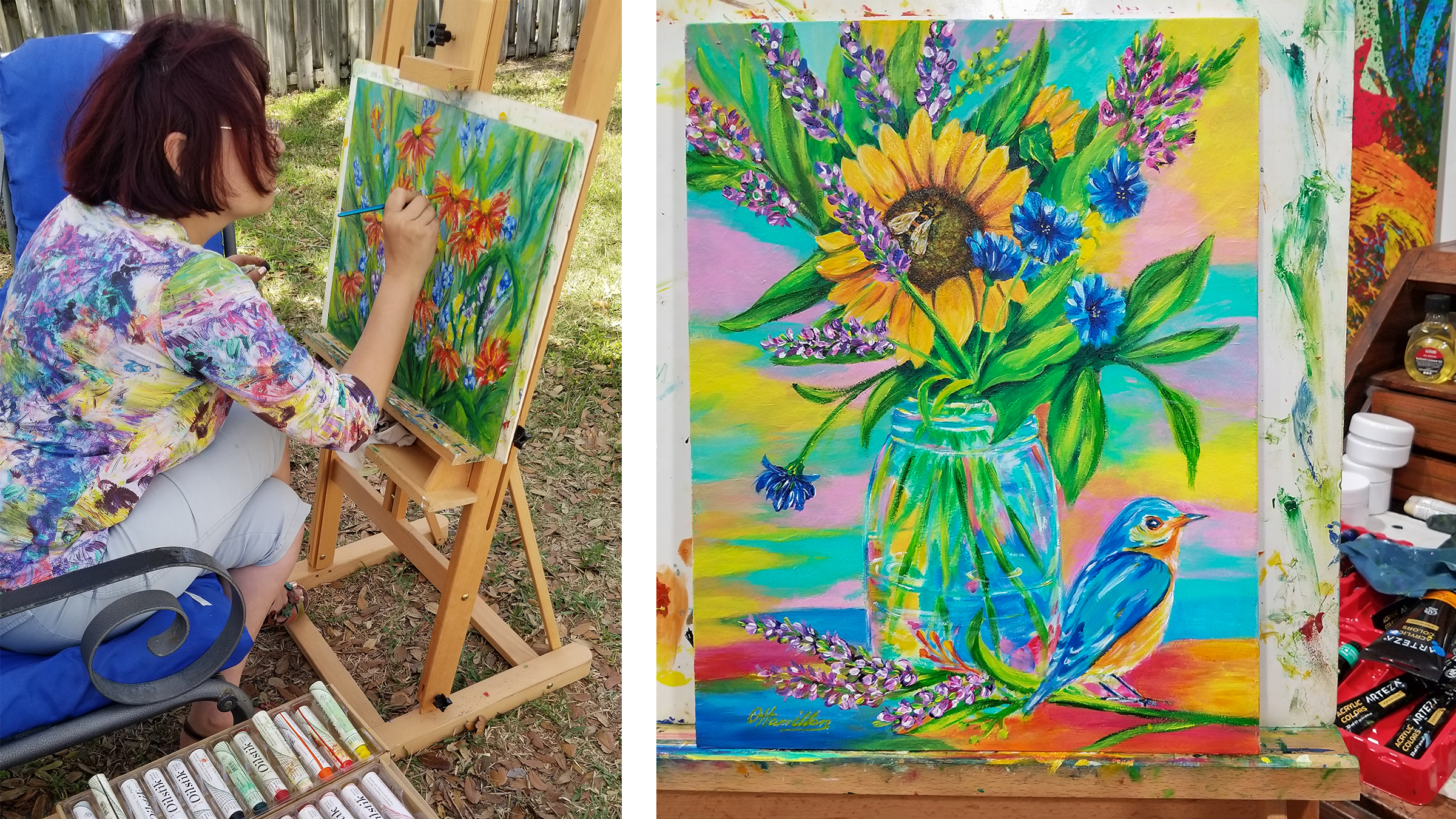 Olga Hamilton Fine Art for sale, Stuart, Martin County, Florida., MartinArts.