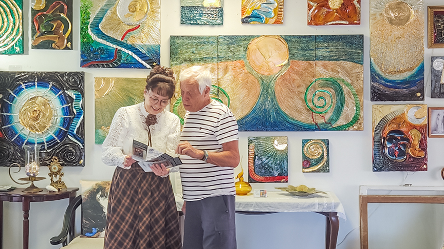 Horst Mueller Contemporary Tactile Art "Even Hands Can See". The 1895 Church of StuArt is a historical historical building of the first community church built in Stuart in 1895, and the oldest church building located in what is now Martin County, Florida. Supporting local history and art. Historic Preservation. Olga Hamilton Fine Art Studio. Art for sale in Stuart, Martin County, Florida. MartinArts. Discover Martin County. The Creek District.