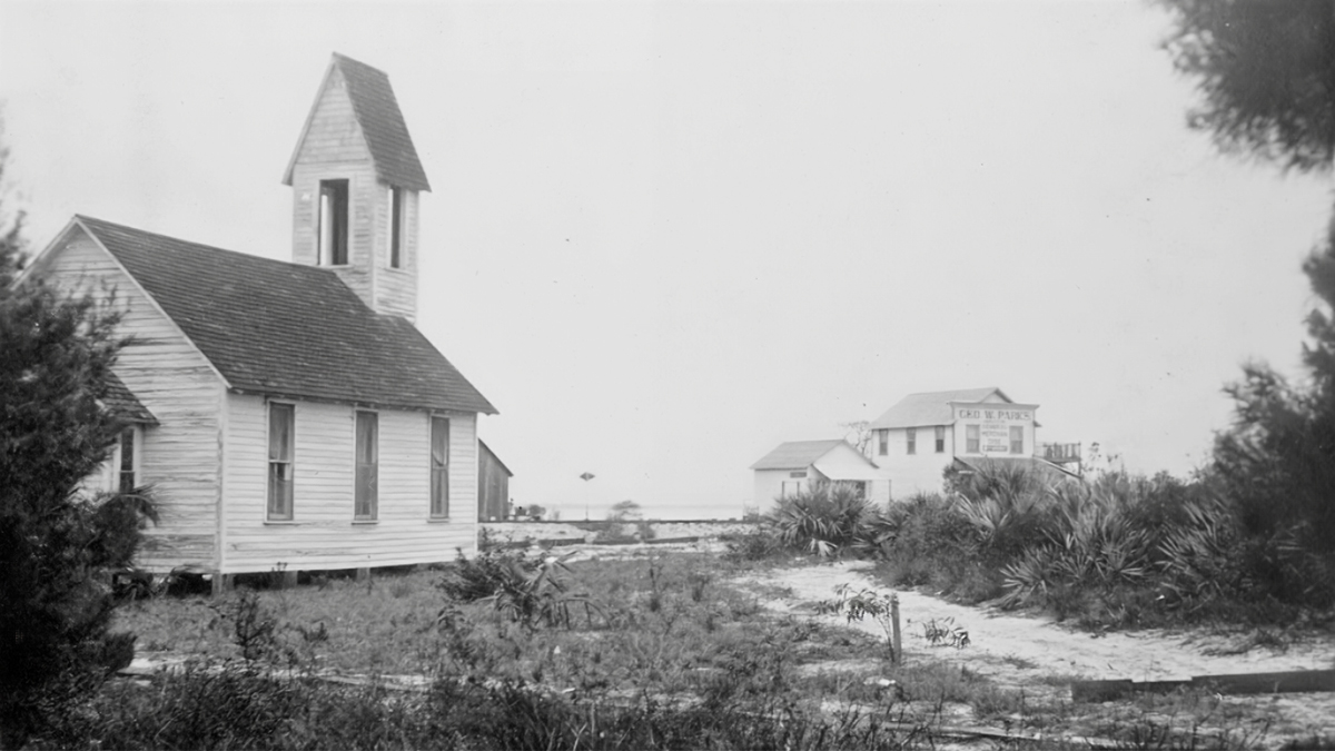 This little Methodist Church was the community’s only house of worship for many years. In the photograph, you can see the first church and the George W. Parks General Merchandise, built in 1901, and what we now know as the Stuart Heritage Museum. (1902, Thurlow / Ruhnke Collection) The 1895 Church of StuArt is a historical historical building of the first community church built in Stuart in 1895, and the oldest church building located in what is now Martin County, Florida. Supporting local history and art. Historic Preservation. Olga Hamilton Fine Art Studio. Art for sale in Stuart, Martin County, Florida. MartinArts. Discover Martin County. The Creek District.