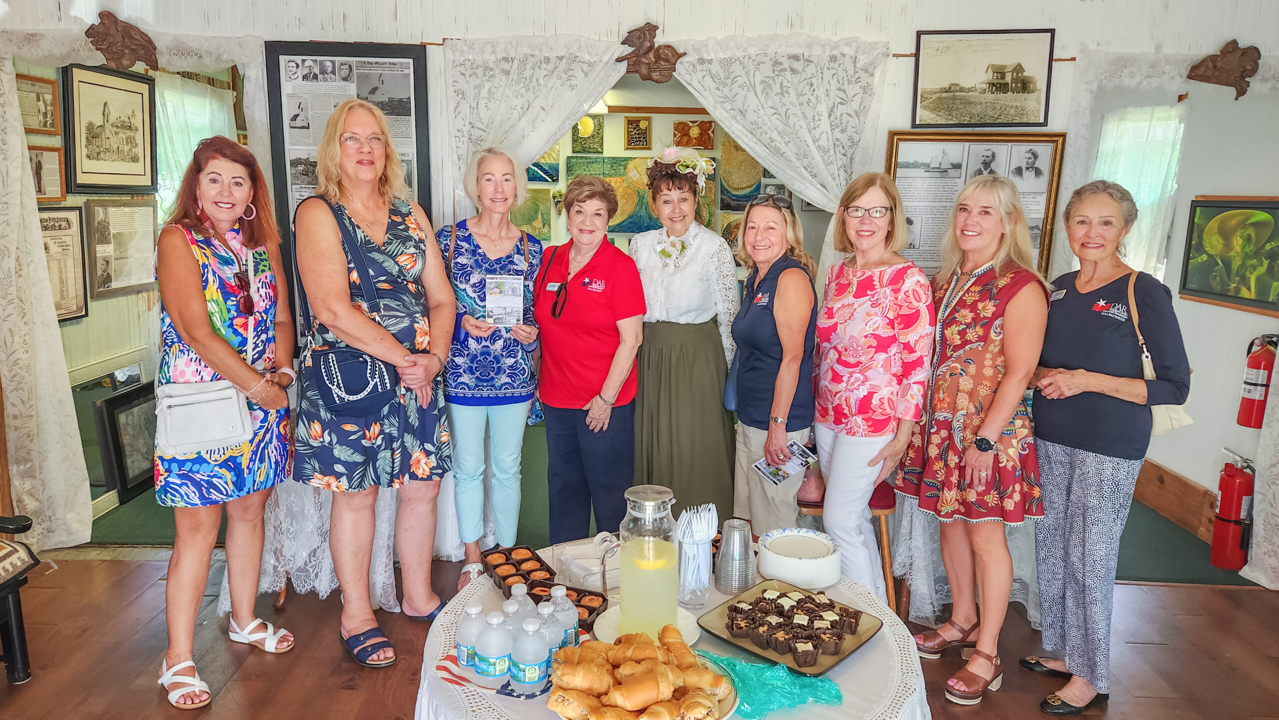 Halpatiokee Chapter, National Society, Daughters of the American Revolution. The 1895 Church of StuArt is a historic building of the first community church, also know as the Pioneer Church, built in Potsdam (Stuart) in 1895, and the oldest church building located in what is now Martin County, Florida. Supporting local history and art. Historic Preservation. Olga Hamilton Fine Art Studio. Art for sale in Stuart, Martin County, Florida. MartinArts. Discover Martin County. The Creek District.