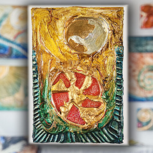“Cycle of Life” – Contemporary Tactile Art by Horst W. Mueller